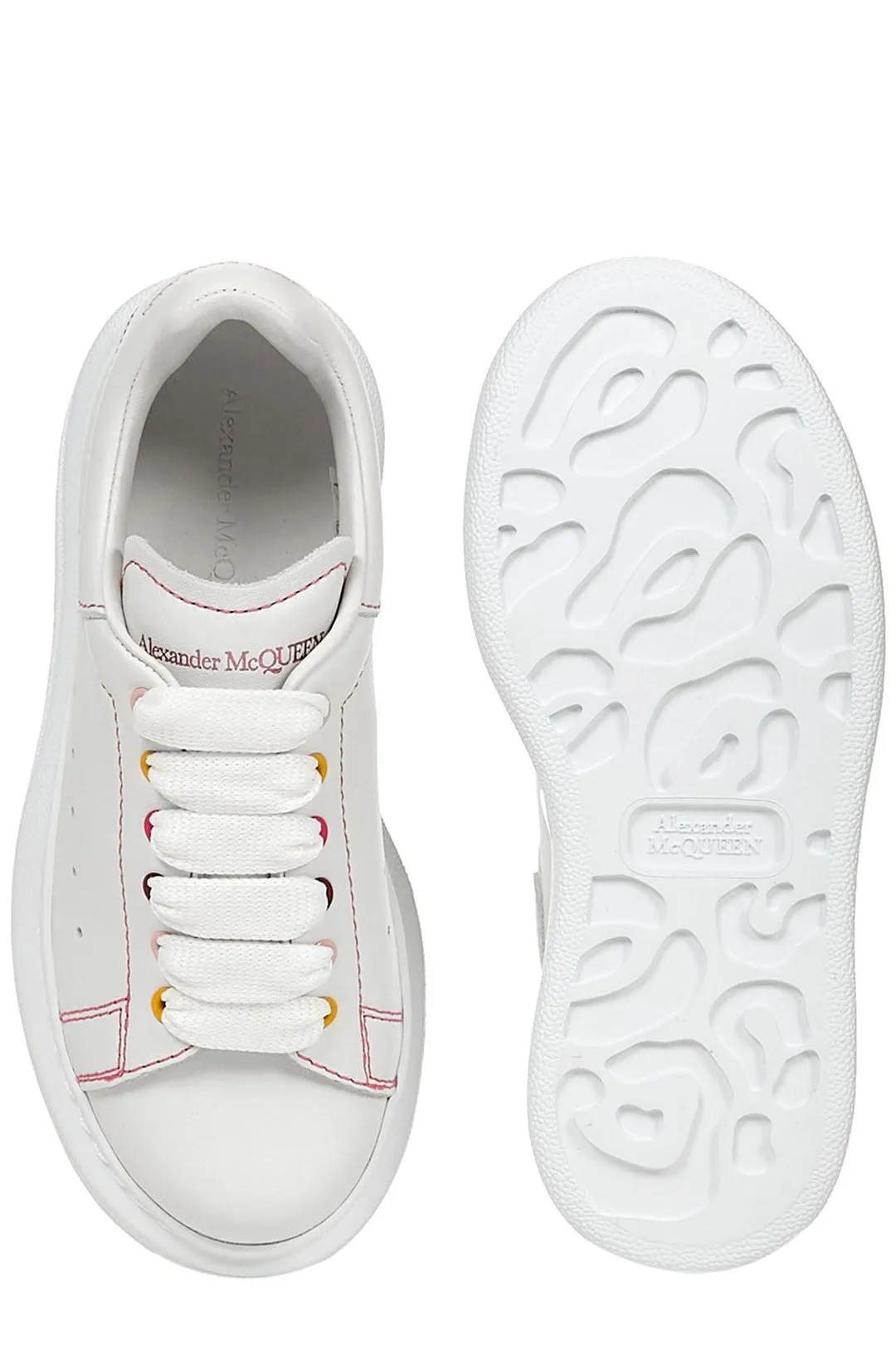Alexander McQueen Kids Oversized Lace-Up Sneakers