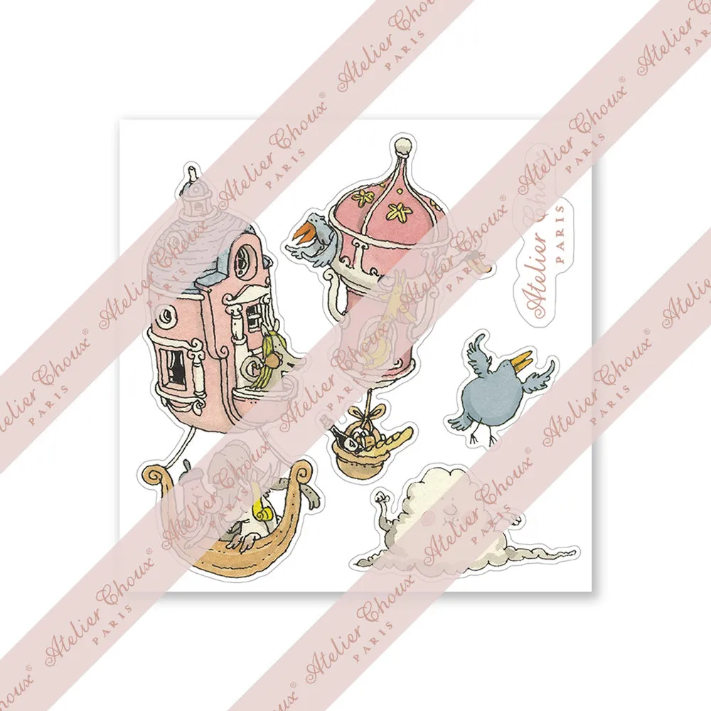 Atelier Choux Replaceable Wall Stickers 40 Stickers