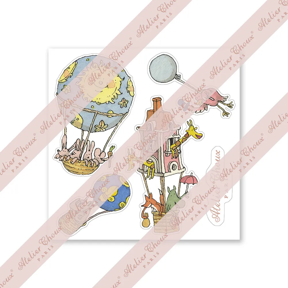 Atelier Choux Replaceable Wall Stickers 40 Stickers
