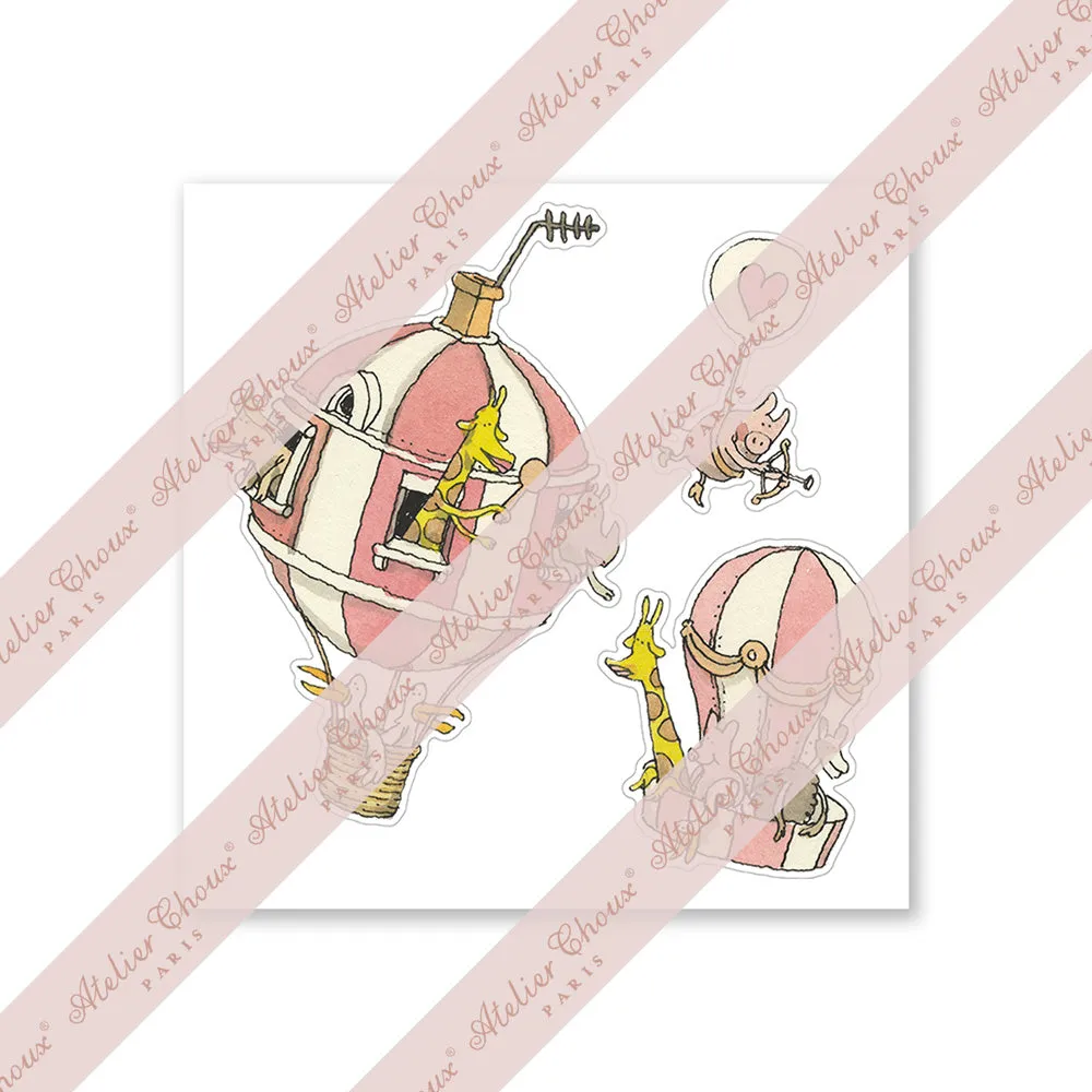 Atelier Choux Replaceable Wall Stickers 40 Stickers