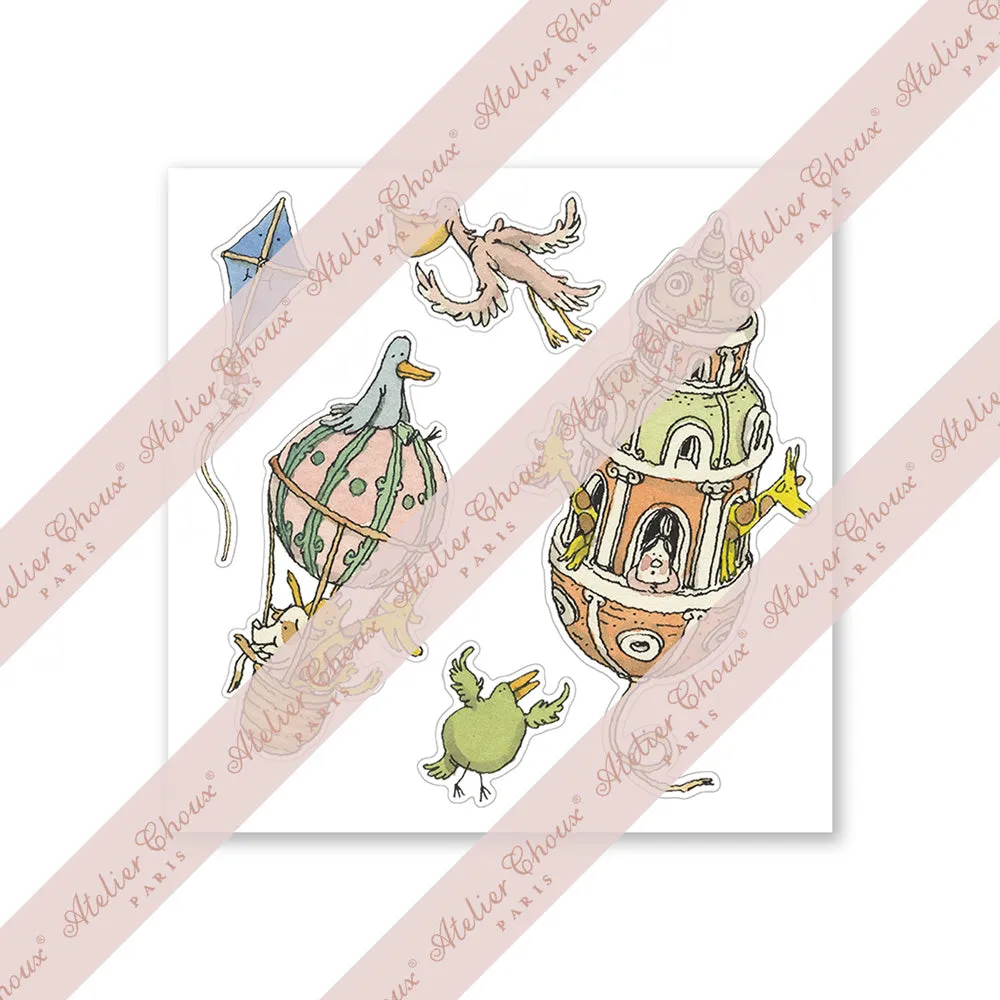 Atelier Choux Replaceable Wall Stickers 40 Stickers