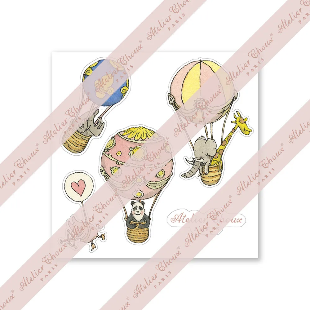 Atelier Choux Replaceable Wall Stickers 40 Stickers