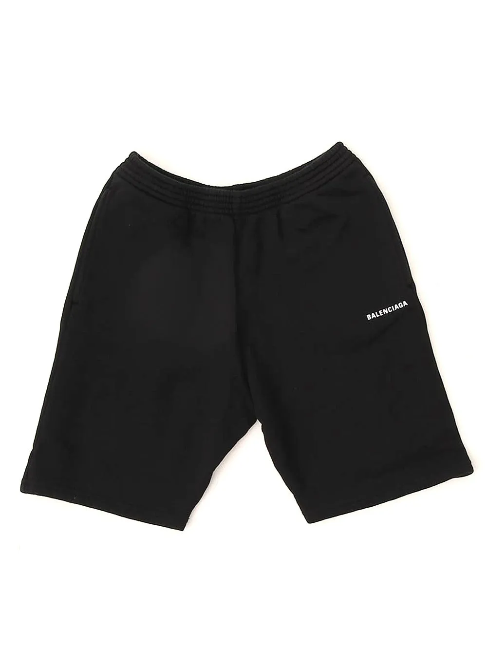 Balenciaga Kids Logo Print Track Shorts