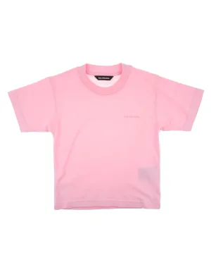 Balenciaga Kids Logo Printed T-Shirt