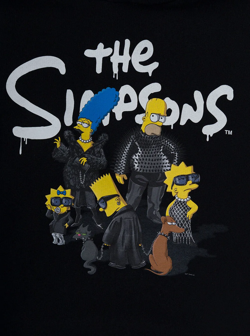 Balenciaga Kids The Simpsons Printed Hoodie