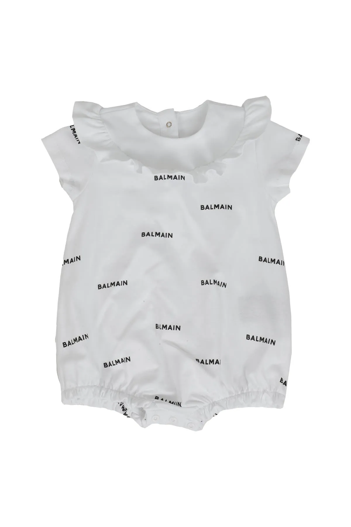 Balmain Kids Allover Logo Babygrow