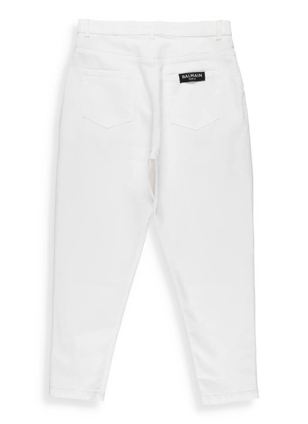 Balmain Kids Button Detail Jeans