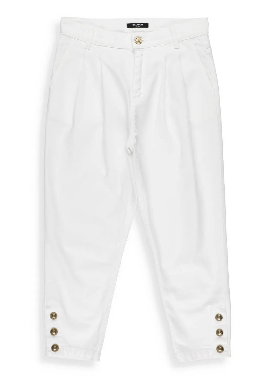 Balmain Kids Button Detail Jeans