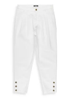 Balmain Kids Button Detail Jeans