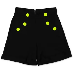 Balmain Kids Button Detail Tailored Shorts