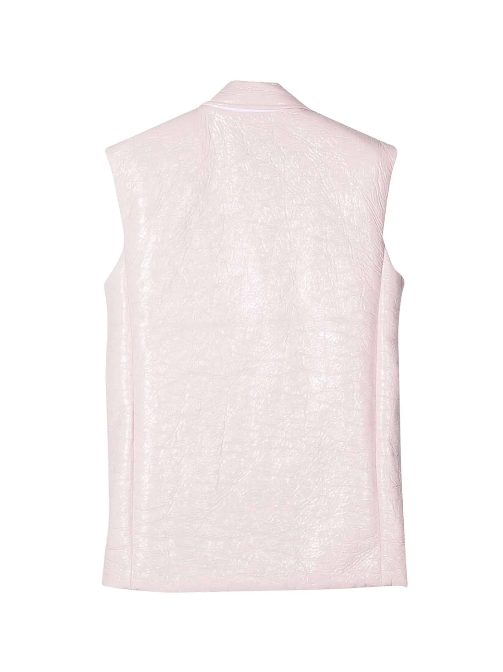 Balmain Kids Crinkled Effect Double-Breasted Vest
