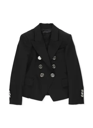Balmain Kids Double Breasted Blazer