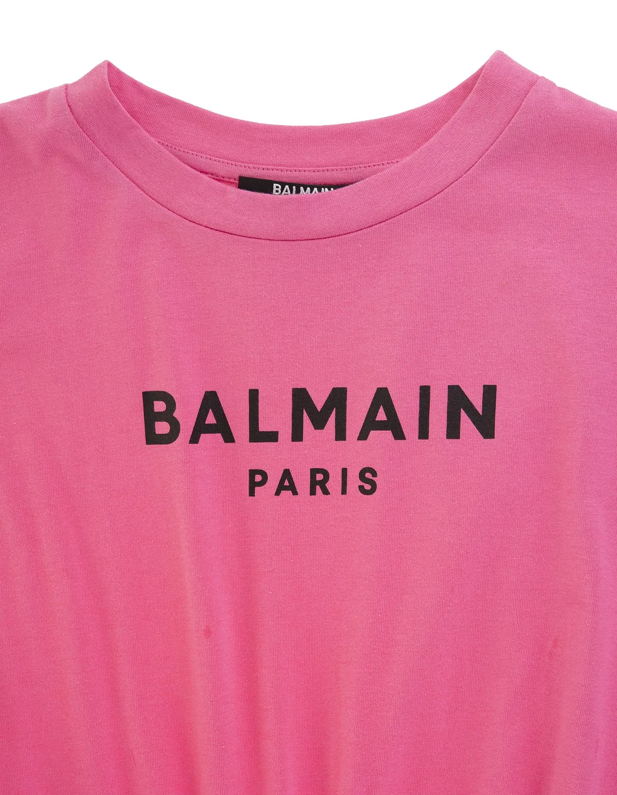 Balmain Kids Elasticated Waist T-Shirt Dress