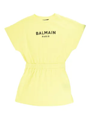 Balmain Kids Elasticated Waist T-Shirt Dress