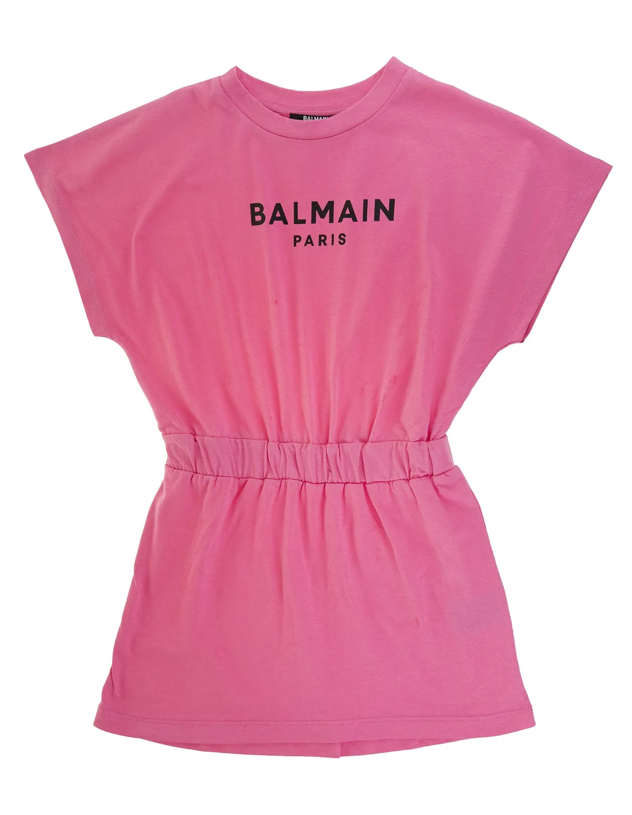 Balmain Kids Elasticated Waist T-Shirt Dress