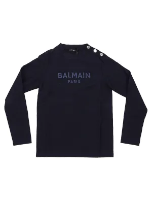 Balmain Kids Embroidered Logo Sweatshirt