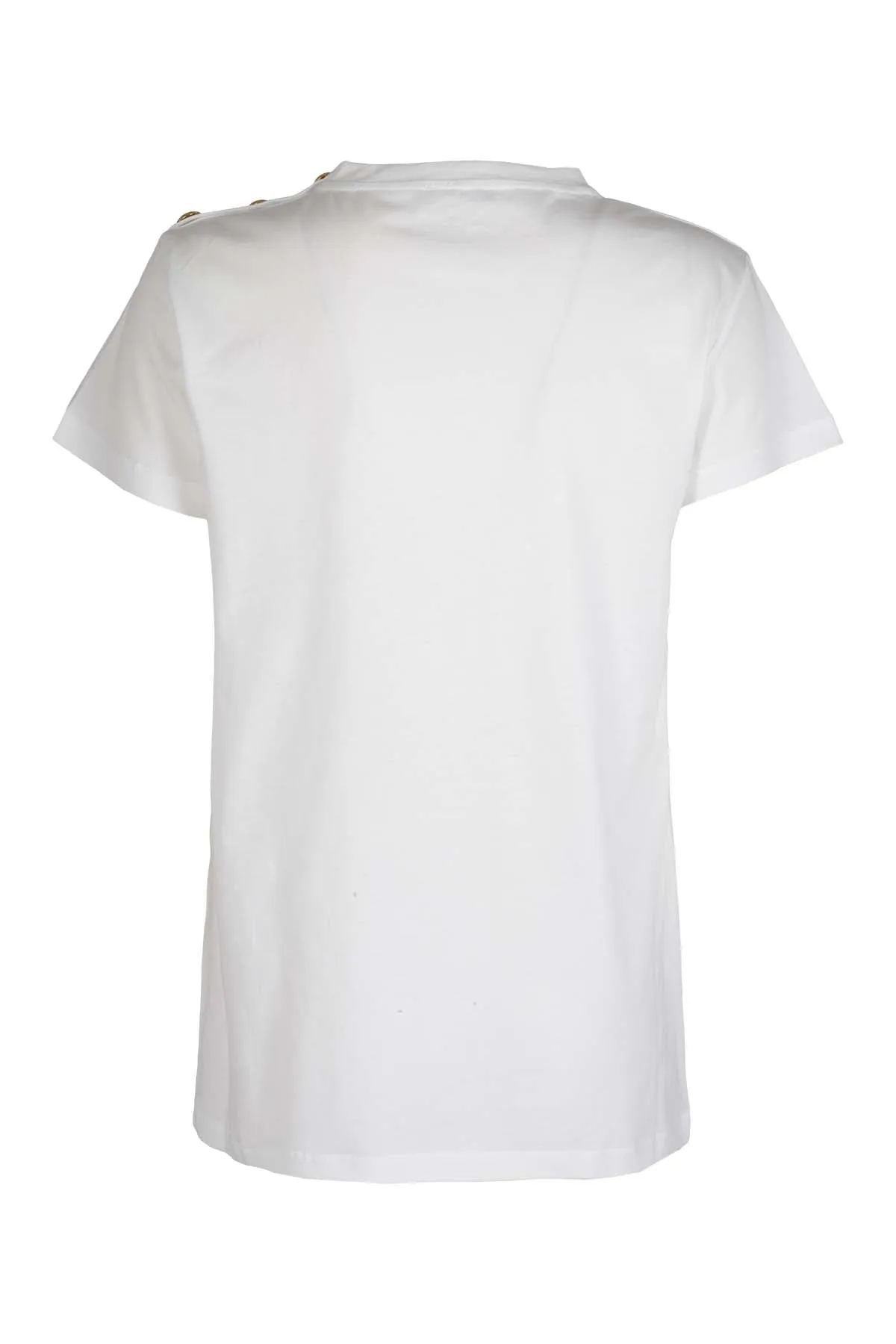 Balmain Kids Logo Detailed Crewneck T-Shirt