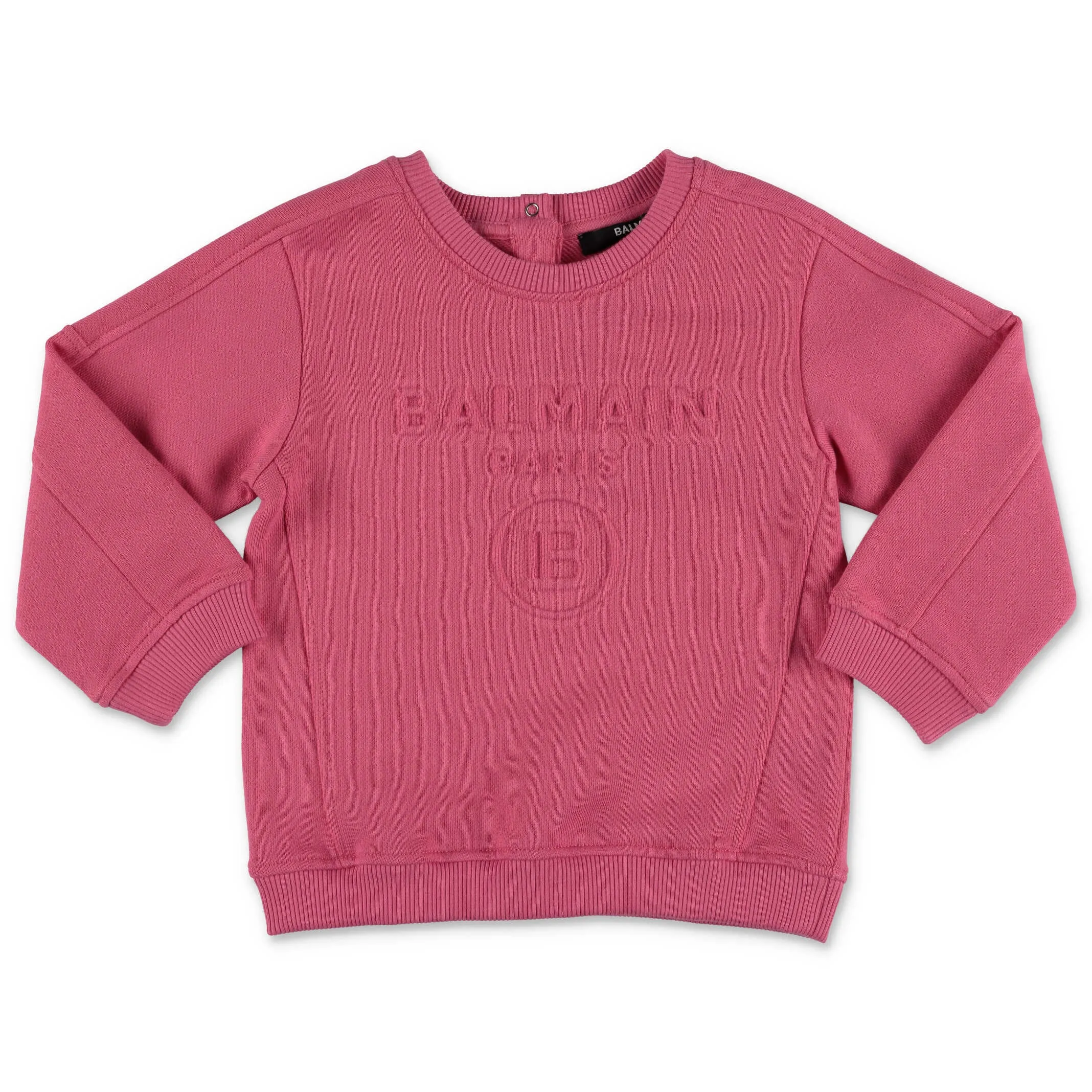 Balmain Kids Logo Embossed Sweatshirt