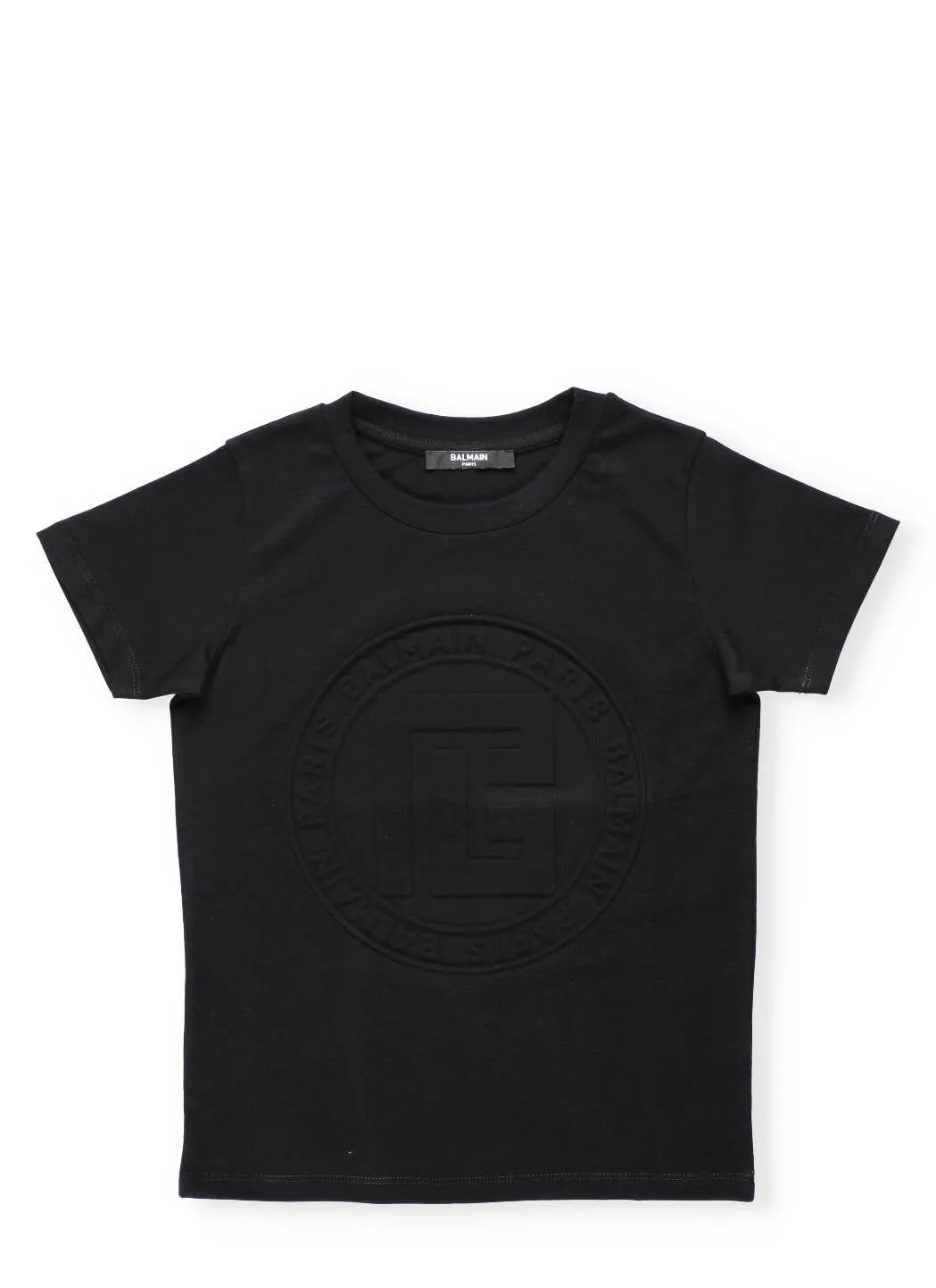 Balmain Kids Logo Embossed T-Shirt