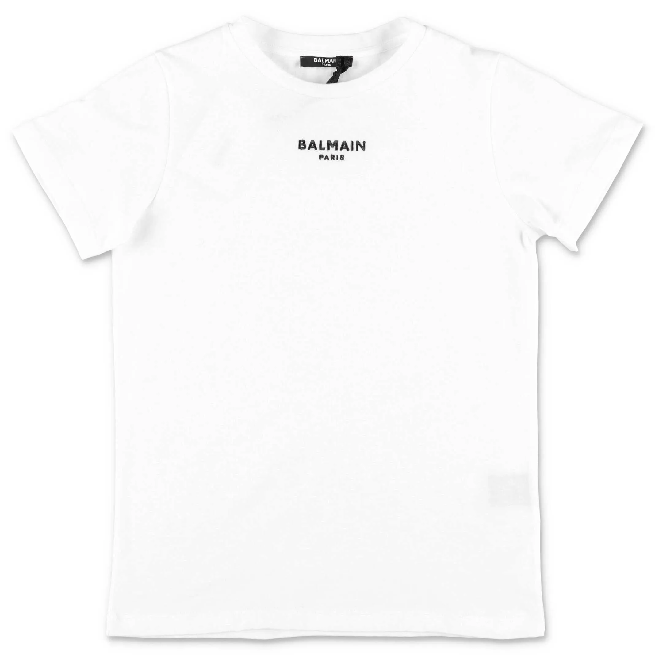 Balmain Kids Logo Embroidered T-Shirt