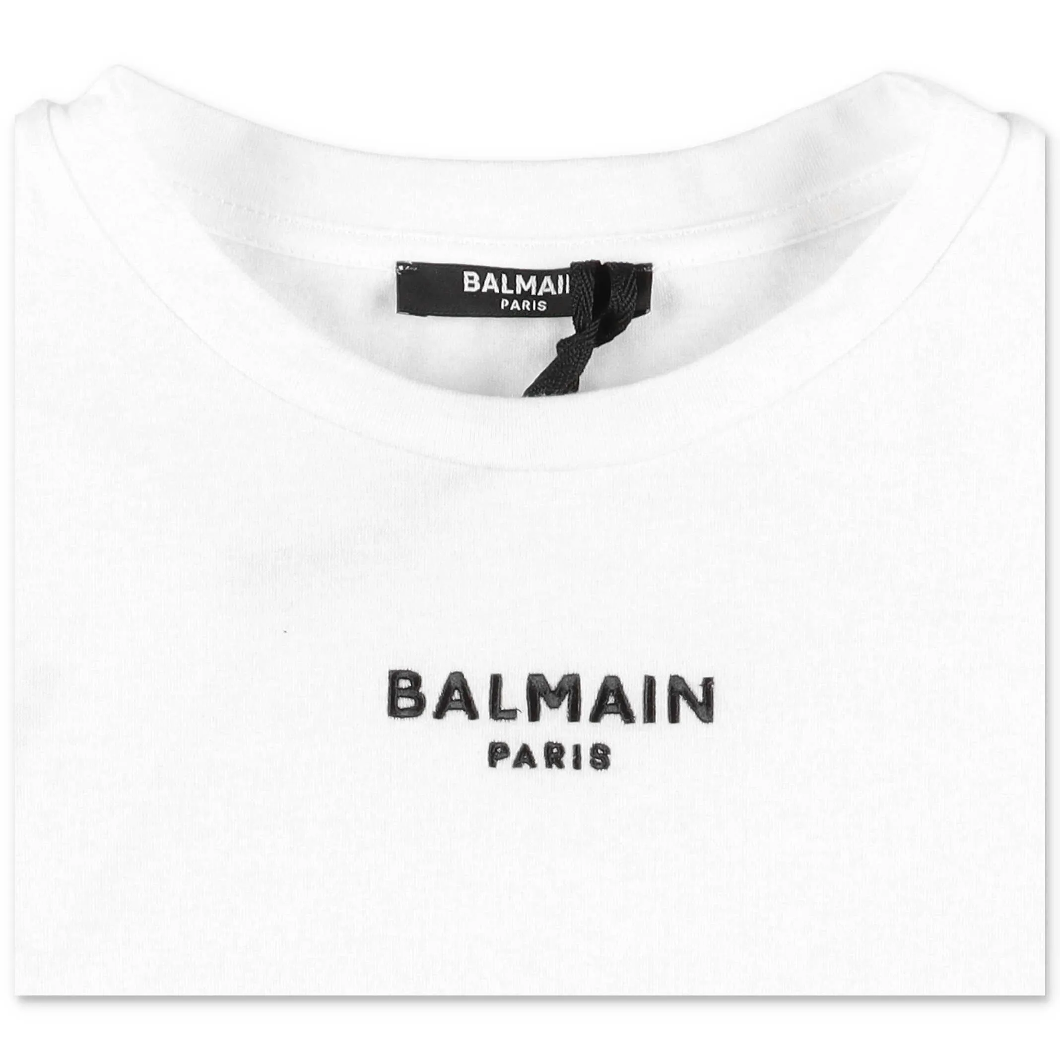 Balmain Kids Logo Embroidered T-Shirt