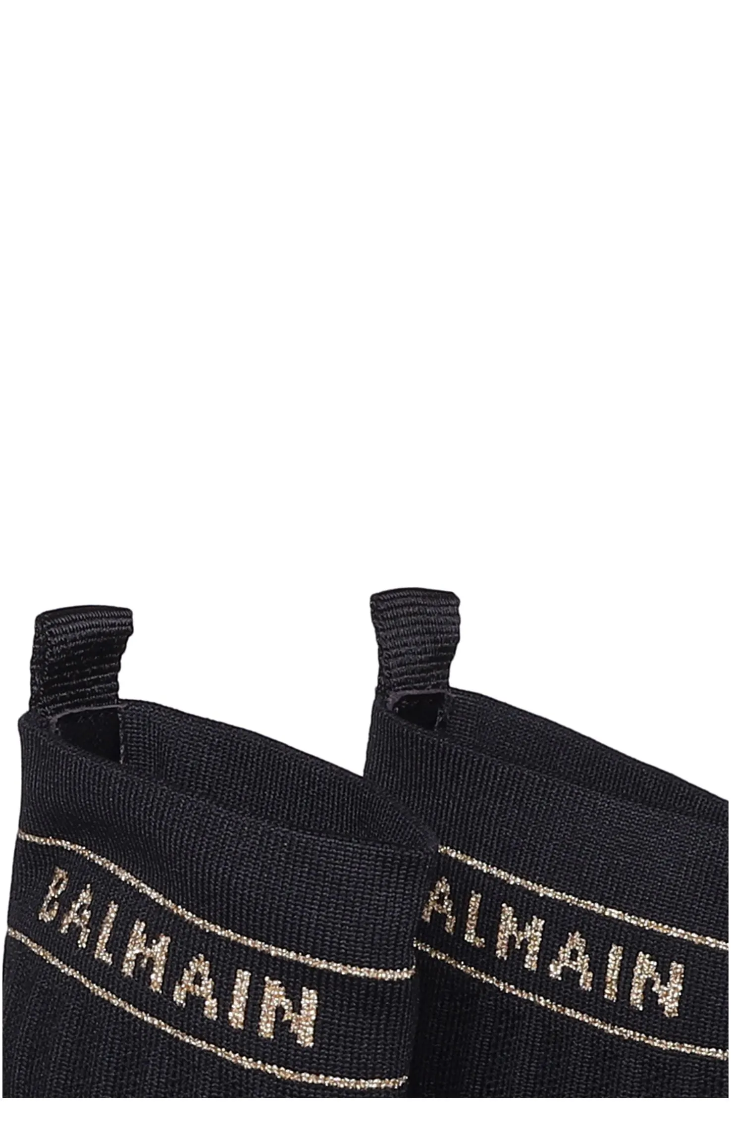 Balmain Kids Logo Intarsia Sneakers