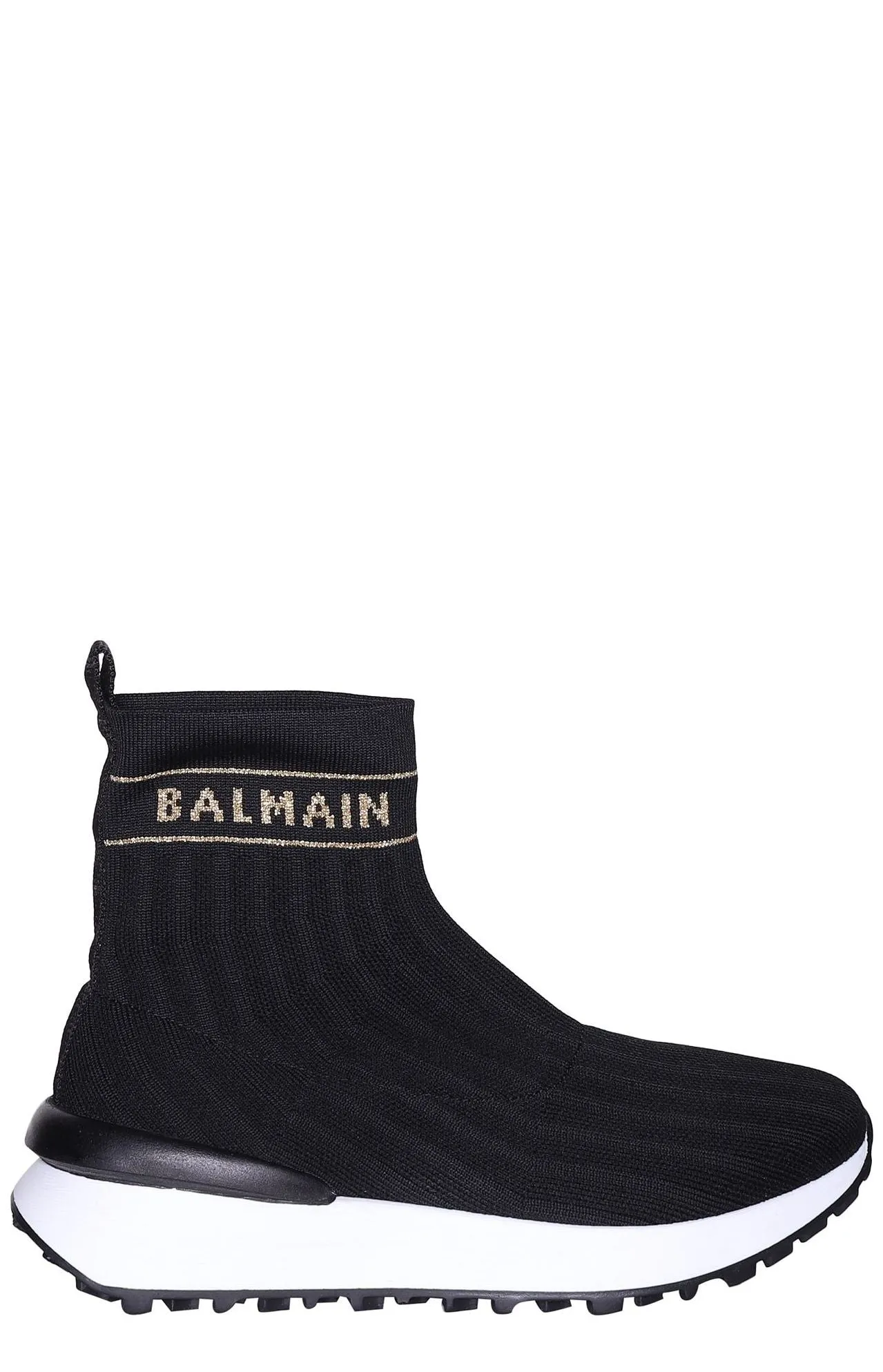 Balmain Kids Logo Intarsia Sneakers