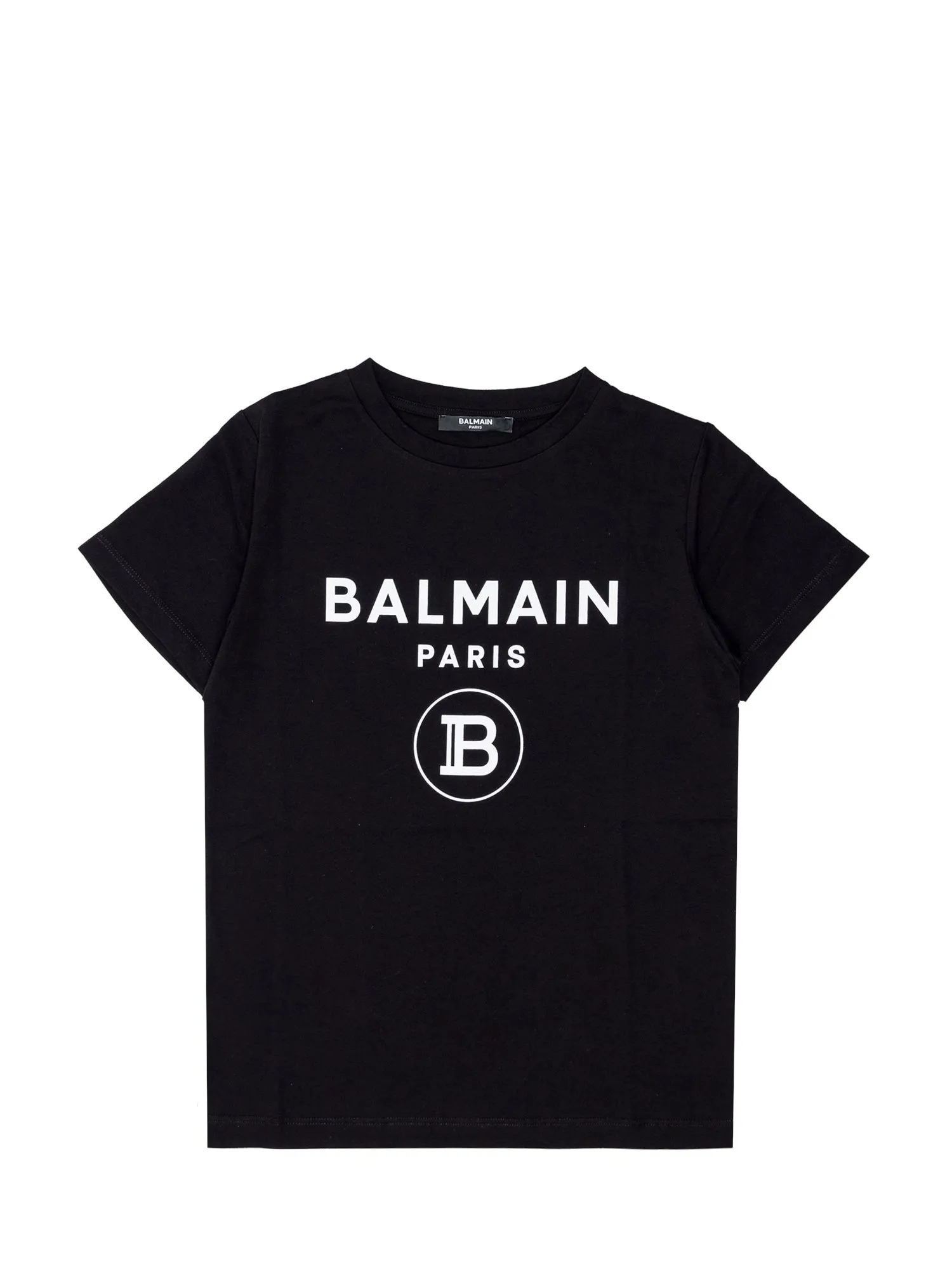Balmain Kids Logo Print Crewneck T-Shirt