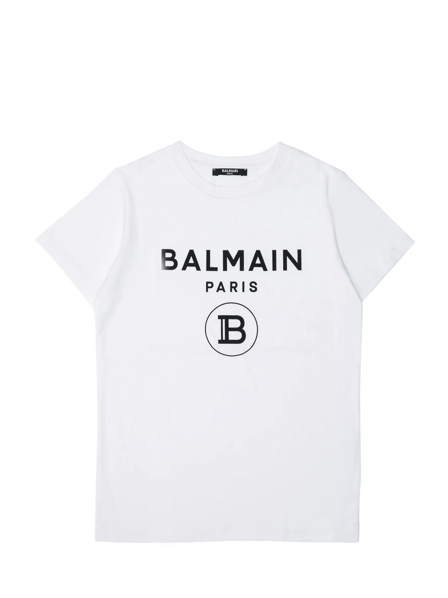 Balmain Kids Logo Print Crewneck T-Shirt