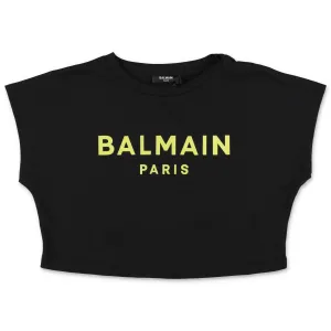 Balmain Kids Logo Print T-Shirt