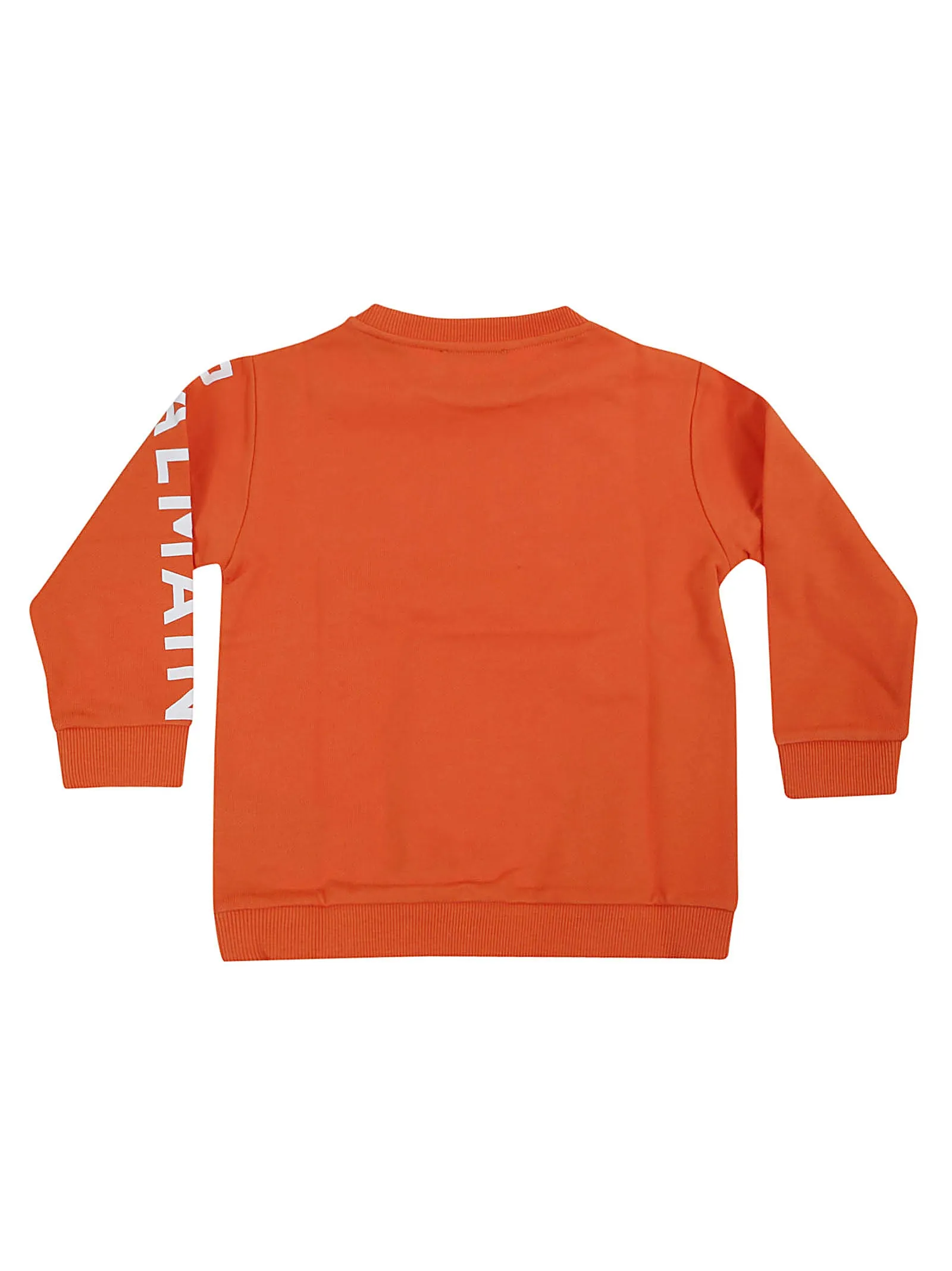 Balmain Kids Logo Printed Crewneck Sweatshirt