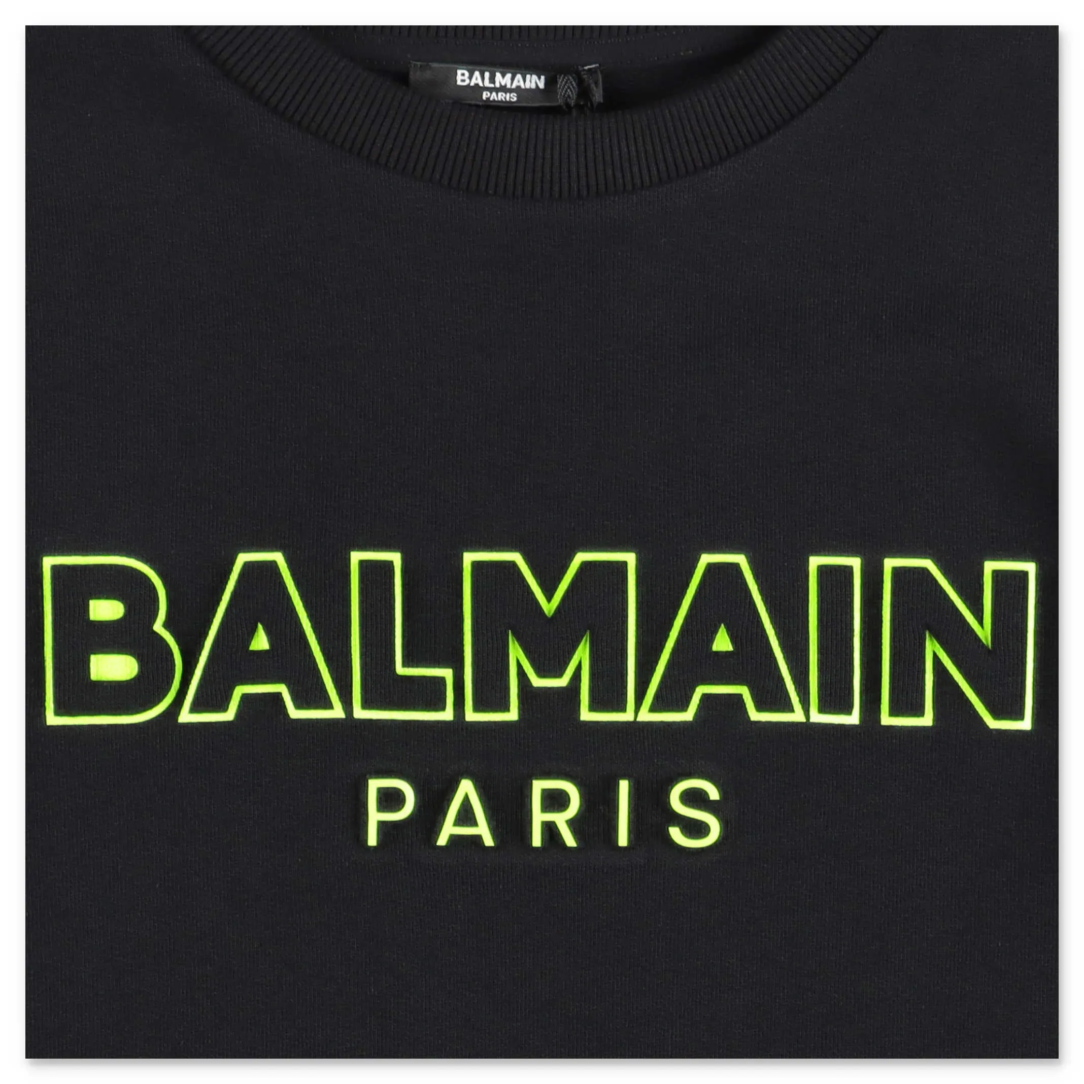 Balmain Kids Logo Printed Crewneck Sweatshirt