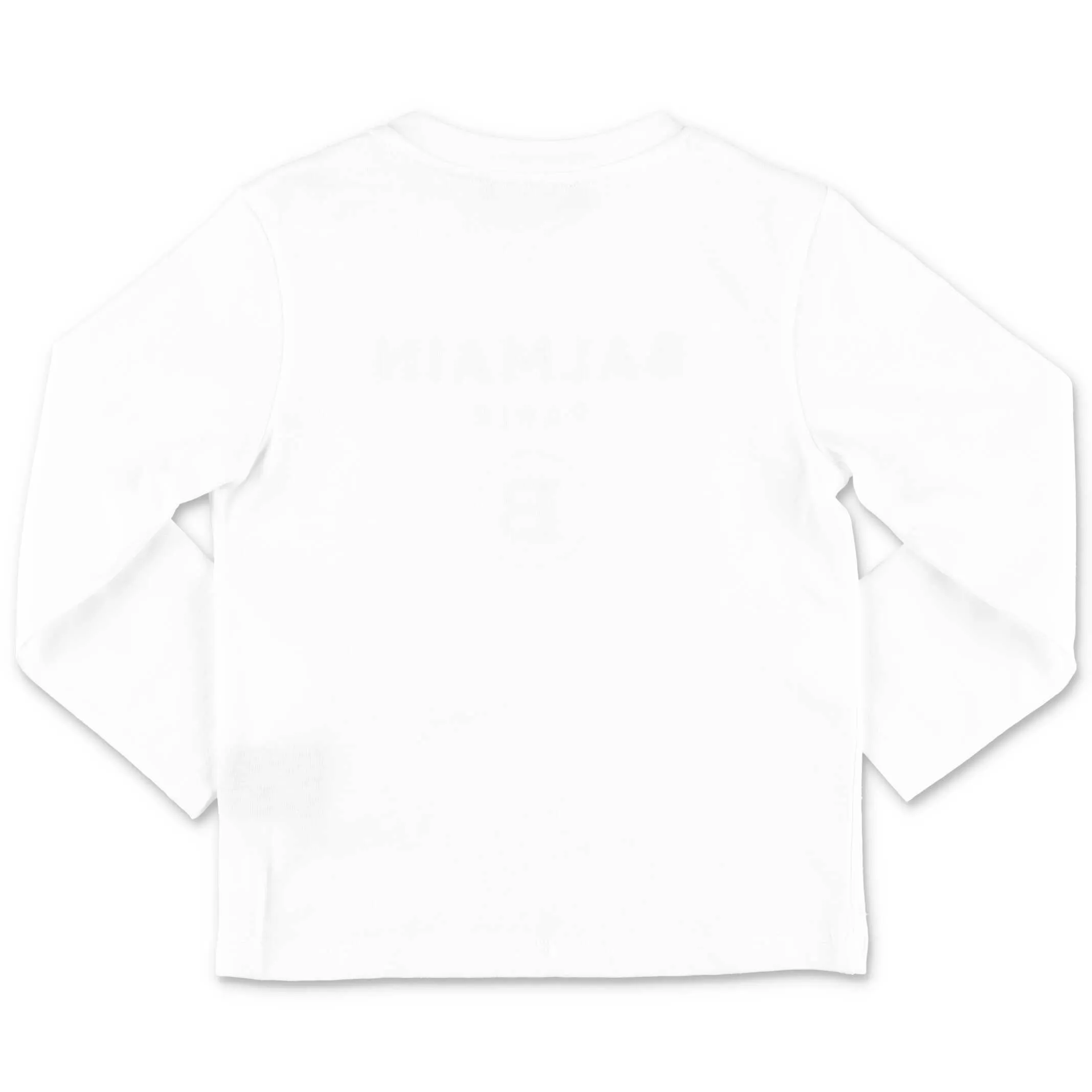 Balmain Kids Logo Printed Long Sleeve T-Shirt
