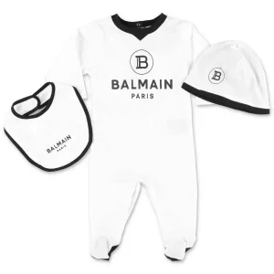 Balmain Kids Logo Printed Pyjama Set