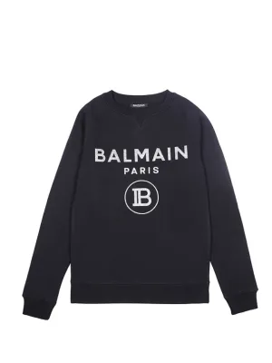 Balmain Kids Logo Printed Sweatshirt