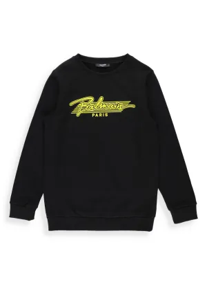Balmain Kids Logo Printed Sweatshirt