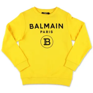 Balmain Kids Logo Printed Sweatshirt