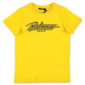 Balmain Kids Logo Printed T-Shirt