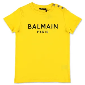 Balmain Kids Logo Printed T-Shirt