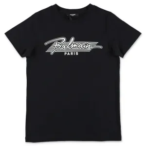 Balmain Kids Logo Printed T-Shirt