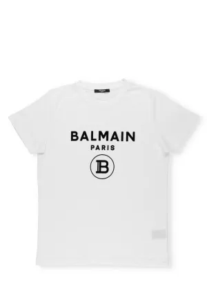 Balmain Kids Logo Printed T-Shirt