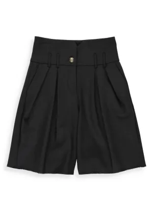Balmain Kids Pleated Knee-Length Shorts