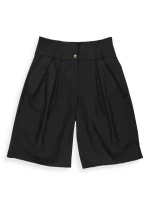 Balmain Kids Pleated Knee-Length Shorts