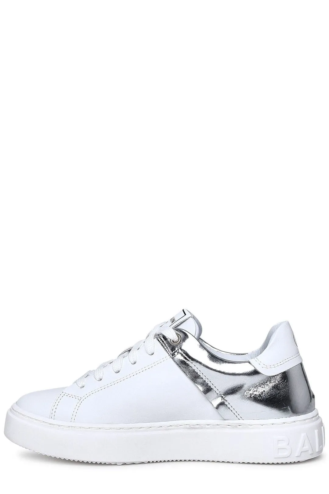 Balmain Kids Two-Tone Low Top Sneakers