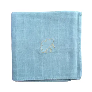 Barnabe Barnabe Bleu Zinc Muslin