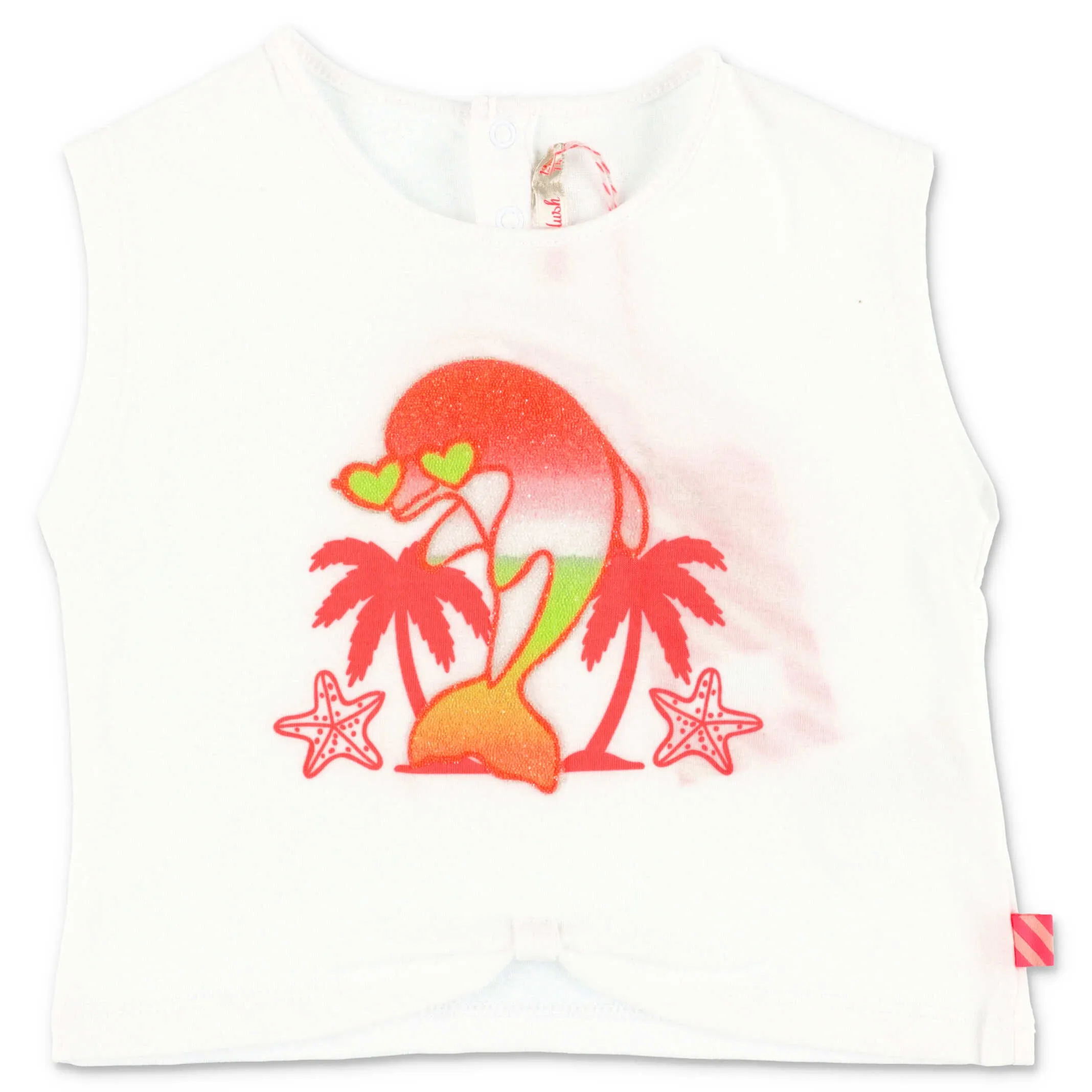 Billieblush Glittered Crewneck T-Shirt