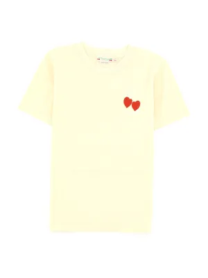 Bonpoint Cherry Logo Embroidered Crewneck T-Shirt