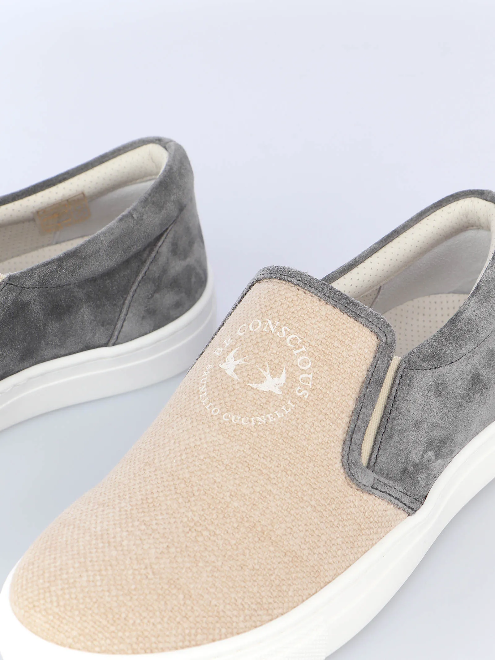 Brunello Cucinelli Kids Be Conscious Low-Top Sneakers