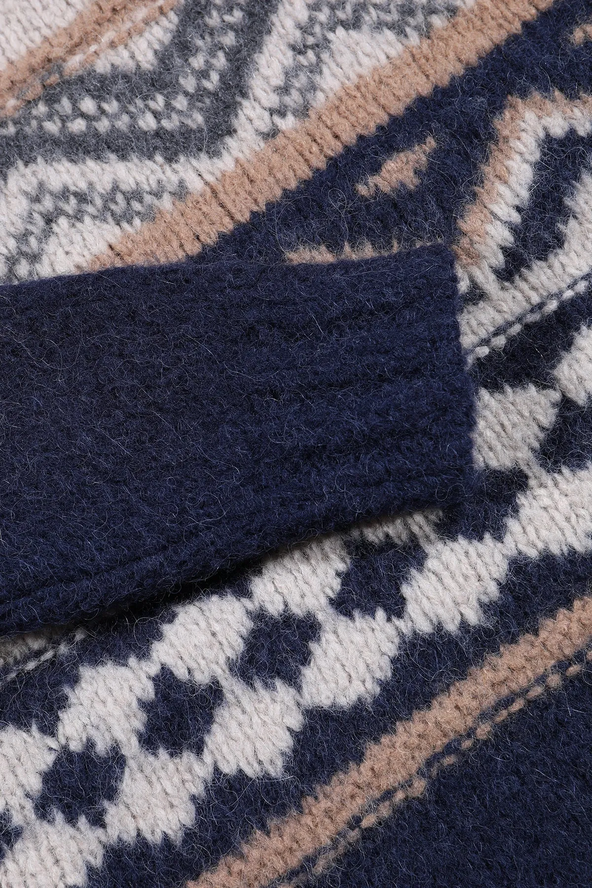 Brunello Cucinelli Kids Geometric Knit Jumper