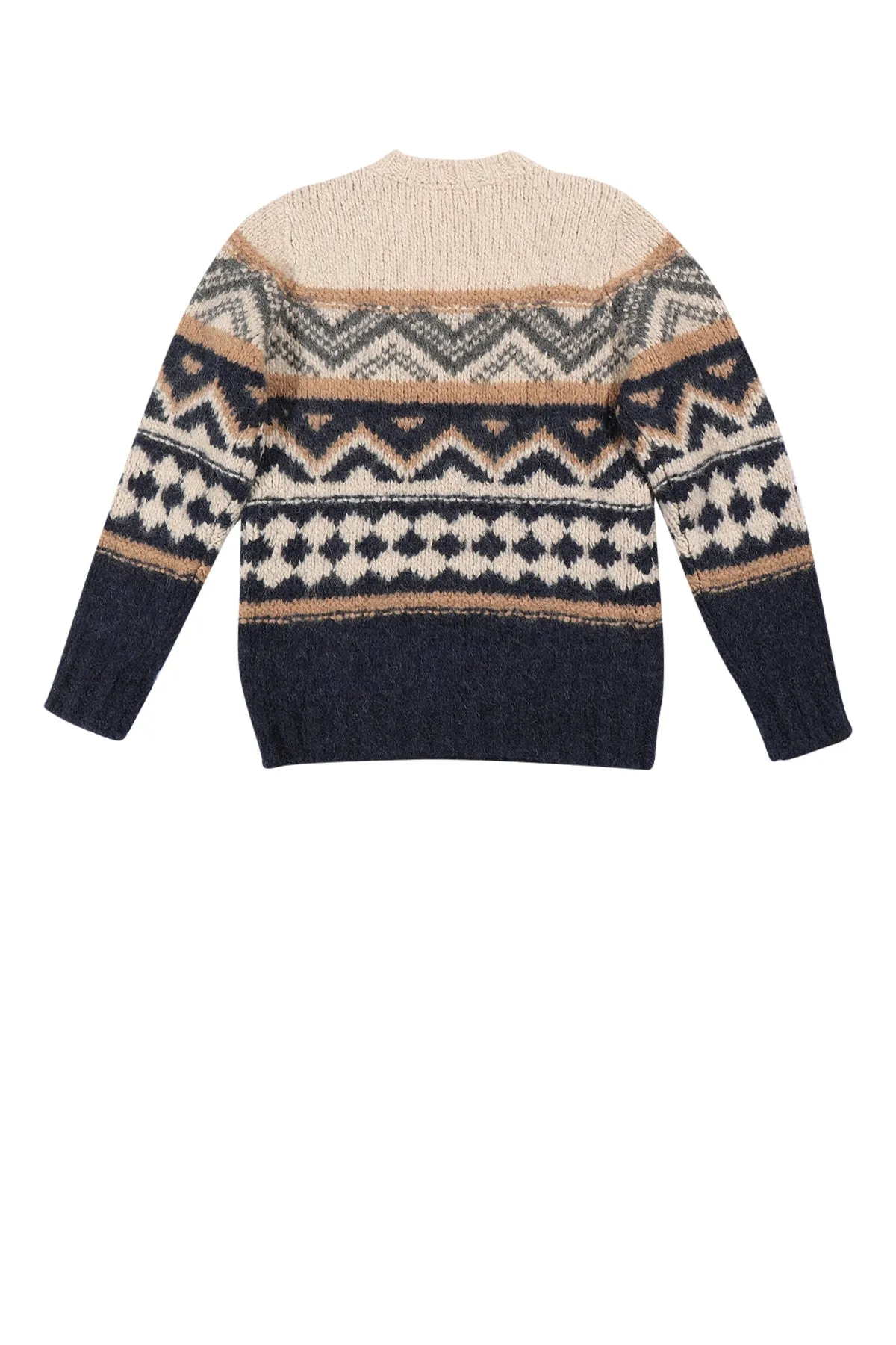 Brunello Cucinelli Kids Geometric Knit Jumper